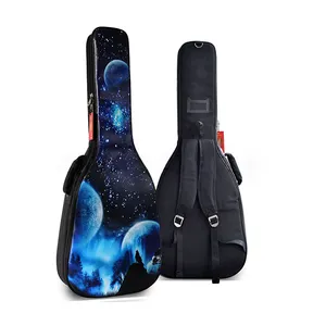 E8 Thickening Electric Guitar Gig Bag Case Guitar Shape Bag