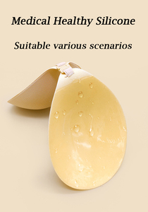 Mei Xiao Ti Nippelabdeckungen Selbstklebender BH Trägerloser Unsichtbarer Push-up Silikon-BH für Rückenfreie Kleider Mit - Product Image 3