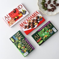 Collations de bonbons au chocolat macadamia amande fourrées au chocolat importées du Japon Chocolat au thé pêche blanche