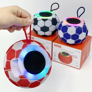 Altoparlante <span class=keywords><strong>Bluetooth</strong></span> 5.0 Portatile Stile Calcio con Retroilluminazione RGB, Subwoofer da Esterno, Regalo Creativo, Altoparlante da Scrivania YN 1508 - Product Image 1
