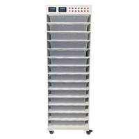 Vente en gros d'équipement pour reptiles Support d'élevage de reptiles en PVC Cage à gecko léopard lézard serpent avec roues personnalisable
