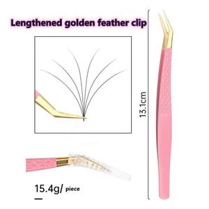 Pince à épiler pour cils Pinky leem Diamond Grip, pince à épiler plasma rose brillante, logo privé, pointe en fibre, pince à épiler pour extensions de cils - Product Image 4