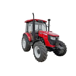 Tracteur neuf d'occasion YTO-X1054 105hp Tracteur agricole compact pour vergers Agricola Machinerie agricole Tracteur japonais