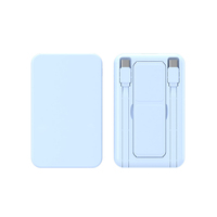 Batterie externe portable mini 10000 mAh à charge ultra-rapide sans fil avec affichage LED pour téléphones universels