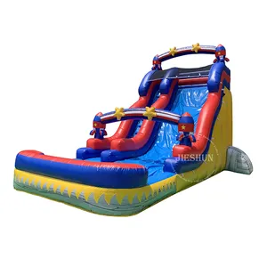 Outdoor Large 20ft Inflatable Star Slide Commercial Kids Funny Inflatable Rocket Theme Water slide for sale