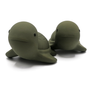 Tortuga Animal Sea Toy Juguetes para bebés y chupetes hechos de la savia de caucho natural 100% Natural, ecológico y compostable - Product Image 6