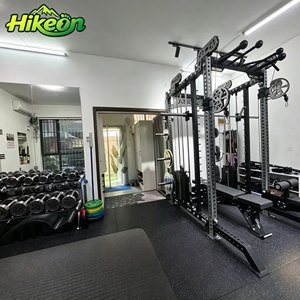 Máquina de Poleas para Ejercicios de Sentadillas, Tracción de Dorsales y Prensa de Piernas, Multifuncional para Gimnasio en Casa - Product Image 1