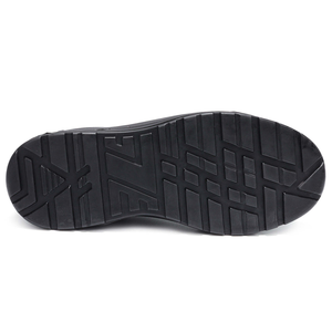 Chaussures de sécurité basses unisexes JIANKUN noires, respirantes en maille aérée, imperméables en cuir véritable, anti-choc, embout en acier, anti-perforation - Product Image 3