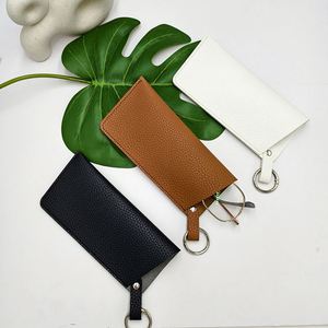 Popular Pu Leather Sunglasses Travel Portable Eyeglass Sleeve Reading Protective <b>Glasses</b> <b>Case</b> - Product Image 4