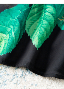 AELESEEN siciliano Midi Vestido Mujer verano sin mangas diseñador moda rebordear estampado de flores malla Patchwork cintura alta elegante - Product Image 6