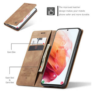 CaseMe <span class=keywords><strong>pour</strong></span> <span class=keywords><strong>Samsung</strong></span> <span class=keywords><strong>Galaxy</strong></span> S23, étui portefeuille rétro en peau de cuir, <span class=keywords><strong>coque</strong></span> mate personnalisée <span class=keywords><strong>pour</strong></span> <span class=keywords><strong>Samsung</strong></span> S22 S21 <span class=keywords><strong>S20</strong></span> <span class=keywords><strong>S20</strong></span> <span class=keywords><strong>FE</strong></span>, housse intelligente - Product Image 3