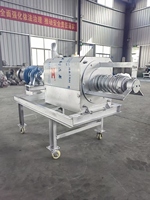 Séparateur solide-liquide humide et sec pour petite ferme, pour fumier de vache, vente chaude, sécheuse à pression pour excréments de porc avec moteur de pompe