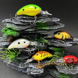 Appâts de pêche à lancer, crankbaits de 5,5 g, 43 mm, fabriqués en usine, crankbaits de plongée profonde, crankbaits de traîne, appâts pour la pêche au black bass - Product Image 4