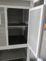 Grande maison pour chat en bois, pièces, grande zone de couchage, maison de jeu