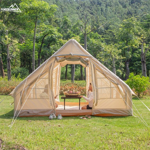 Vente en gros de tentes de plein air gonflables disponibles Conception personnalisée Tente de camping de plein air personnelle en coton respirant à installation rapide - Product Image 3