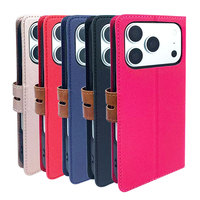 Étui portefeuille en cuir mince antichoc avec porte-cartes, support et fermeture magnétique sécurisée pour iPhone 17 Pro Max 15 16 14
