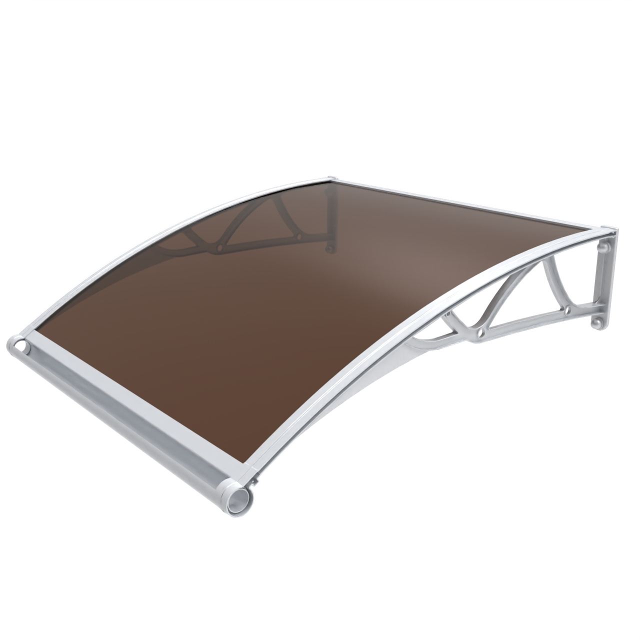 ขายึดสีขาว แผ่นกระดานสีน้ำตาล