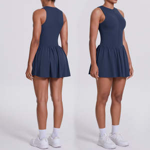 Ensemble de vêtements de sport pour femmes grande taille, 5 pièces, pour l'exercice, le golf, le yoga, la danse, le tennis, la gym, la course à pied, la remise en forme, en spandex/nylon - Product Image 1