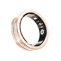 Bague connectée en alliage multisports avec suivi de la fréquence cardiaque (HRV), contrôle par application, suivi des émotions, méditation, tension artérielle, sommeil, étanche IP68
