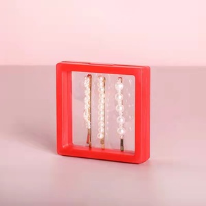 Boîte à bijoux flottante carrée noire en gros, lot en vrac, étui de présentation anti-poussière en film PE transparent <span class=keywords><strong>pour</strong></span> bijoux et lunettes - Product Image 6