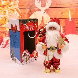 2026 <strong>Wholesale</strong> 30CM Electric Santa Claus <strong>Christmas</strong> Toy Children's Gift Factory Eco Friendly Durable <strong>Ornament</strong> Hot Item - Product Image 1