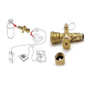 Adaptateur en T en laiton pour entrée d'eau de camping-car, 4 ports, pour utilisation en camping-car - Product Image 5