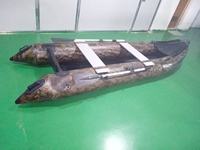 Bateau de pêche gonflable de 4,3 m (14 pieds) avec moteur hors-bord, bateaux pneumatiques