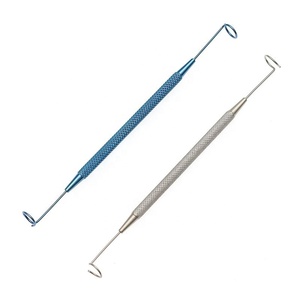 Pigtail lacrimal đầu dò mắt dụng cụ phẫu thuật microsurgery Dụng cụ kết thúc đôi - Product Image 2