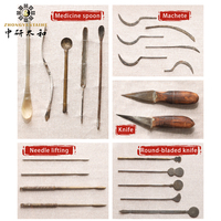 Modèle d'instruments chirurgicaux en bois, cadre de présentation pour outils de médecine chinoise, outils d'acupuncture anciens