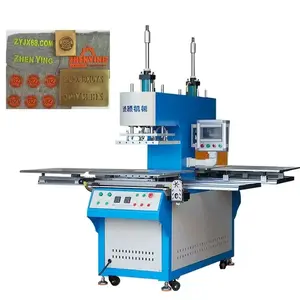 Alta Qualidade Double-cabeça Embossing Machine Adequado para Borracha Tecido Etiqueta Embossing e Couro Heat Press Embossing