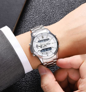 新着Skmei2284メンズスポーツデジタルクォーツ時計防水<span class=keywords><strong>3ATM</strong></span>ゴールドシルバーブラック腕時計 - Product Image 6