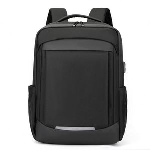 Minimally Contrasting Color Business <b>Backpack</b>, Multifunctional USB Computer Bag, Casual Versatile <b>Student</b> <b>Backpack</b> - Product Image 2