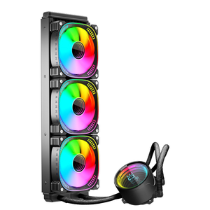Enfriador Líquido ARGB Hurricane Beast de <span class=keywords><strong>240</strong></span>/360 mm con Pantalla Digital |   Disipación de Calor de Alta Eficiencia para PC Gaming - Product Image 2