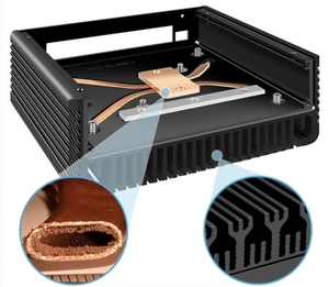Fanless Industrial Mini PC Firewall <b>Router</b> X86 Hardware for Mikrotik Intel Core i5-1235U DDR5 NVMe SSD 4x2.5G Ethernet - Product Image 5