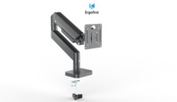 Support de moniteur d'ordinateur Ergofirst G12-C012 32 pouces, inclinaison à 90 degrés, nouveau support de bureau en alliage d'aluminium noir