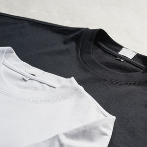 TKAN054 T-shirt lourd personnalisé 100% coton Logo personnalisé imprimé grande taille T-Shirt surdimensionné pour hommes poids personnalisé - Product Image 3