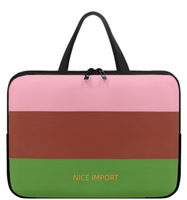 Sac pour ordinateur portable Greyromantic Rainbow, étui fin pour ordinateur portable avec fermeture éclair, sac portable pour tablette, grande capacité