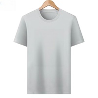 Camiseta de Hombre 2026, Nueva, Casual, para Negocios, Estampada, Transpirable, de Algodón Puro, Suave al Tacto, de Manga Corta y Gruesa