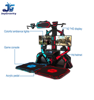 VR Shooting 9D Virtual Reality Arcade Game Machine Level Break Adventure Fun VR Shooting Simulator para parque temático comercial