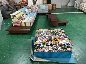 Nuovo Stile di Design per <span class=keywords><strong>Soggiorno</strong></span>, Divano Colorato Componibile, Set Divano Multicolore per Salotto - Product Image 4