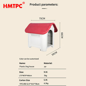 Küçük köpek için fabrika toptan modern stil PP plastik açık köpek evi - Product Image 2