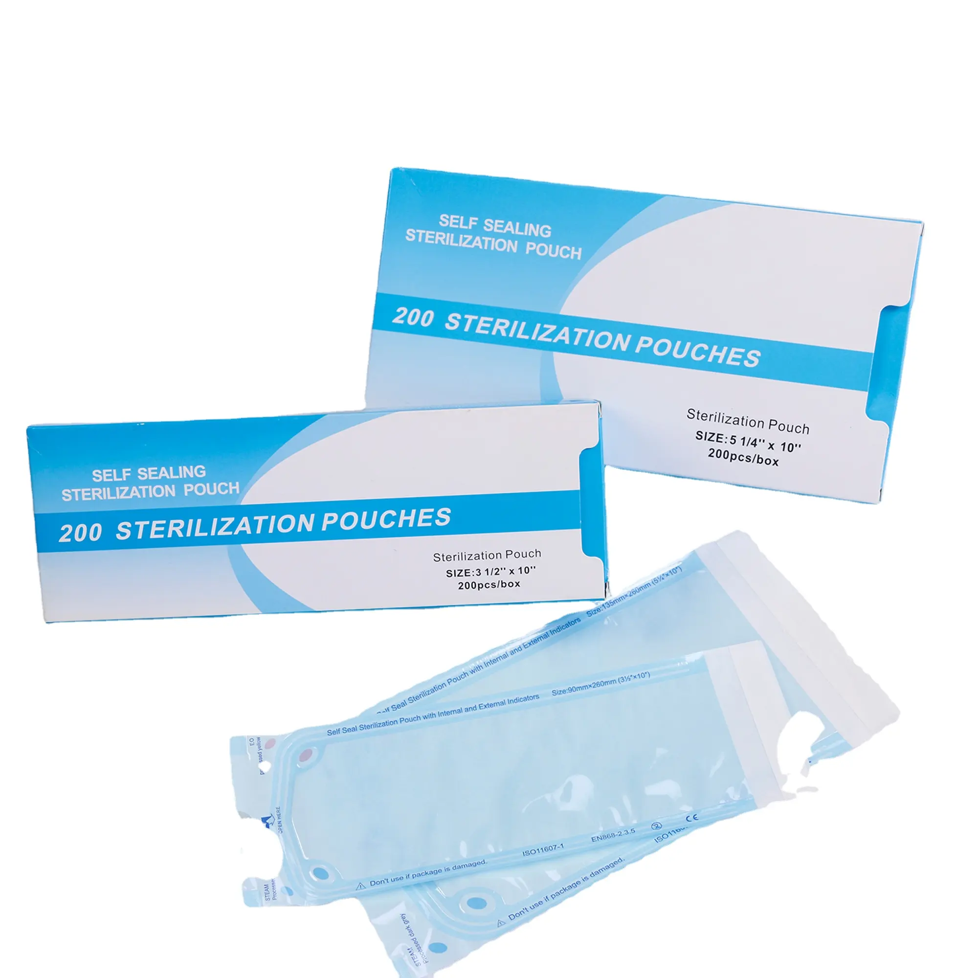 Medical Grade Self Sealing Sterilization Pouch with Customized Design