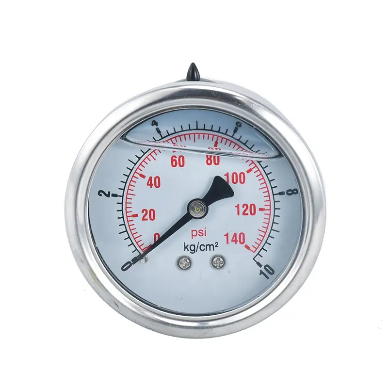 Hot Sale Various Types Pneumatic Part Oil Filled Pressure Gauge Air Source Treatment Unit Air Filter Pressure Gauge