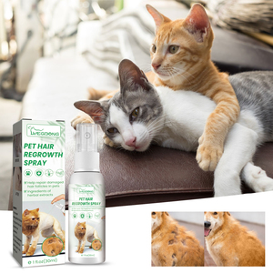 Spray de Soin pour Poils d'Animaux Yegbong - Nettoyage Doux pour Chats et Chiens - Lisse et Brillance - Répare les Follicules Pouvants Endommagés - <span class=keywords><strong>Anti</strong></span>-Chute de Poils - À Base de Plantes - Product Image 1