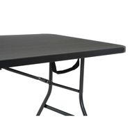 180cm 6ft Hdpe Outdoor Cheap Camping Table pliante en plastique à chevalet