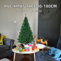 Sapin de Noël artificiel en PVC Embody, 40-180 cm, pour décoration intérieure/extérieure