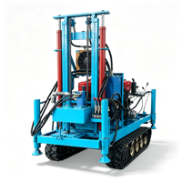 Plateforme mobile de forage de puits d'eau portable, machine de forage de puits d'eau de 150 m de profondeur pour le passage de chantier à chantier