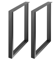 Pieds de meubles en fer robustes de haute qualité, antidérapants, pour canapé, armoire, lit, table, chaise, pièces de meubles