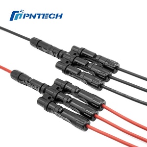 Pntech ขั้วต่อไฟฟ้า DC IP65 30A 1000V กันน้ำ PV สายทองแดงทนอุณหภูมิสูงฉนวน PPO PV004-T3 - Product Image 3