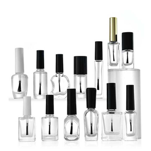 Échantillon gratuit 5ml/8ml/10ml Vente en gros Bouteille de vernis à ongles en verre vide de forme carrée personnalisée avec pinceau Impression à l'écran - Product Image 5